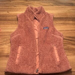Patagonia Women's Fleece Vest in Rust